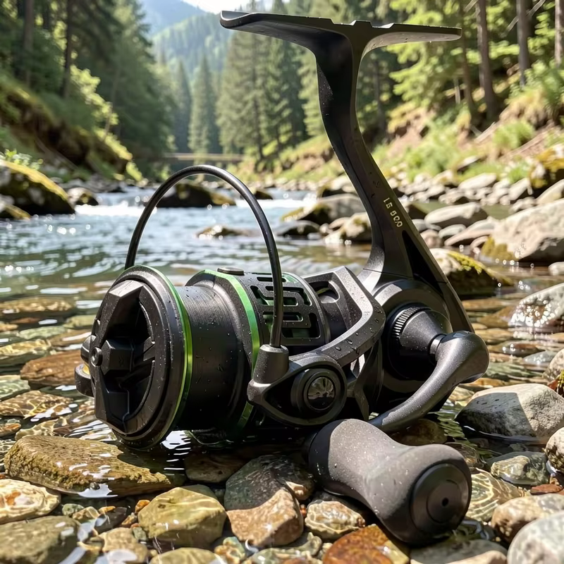 Carrete de pesca con rodillo SIC cerámico y bobina de aleación - imagen 4