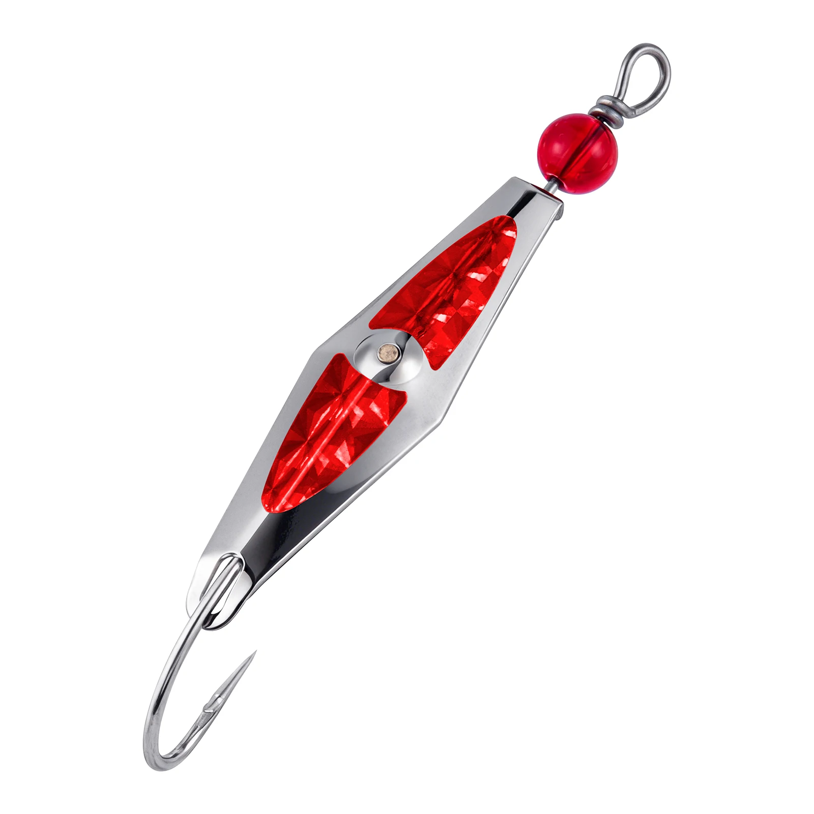 Señuelo Cuchara jig metálico para trolling, lances largos - imagen 2