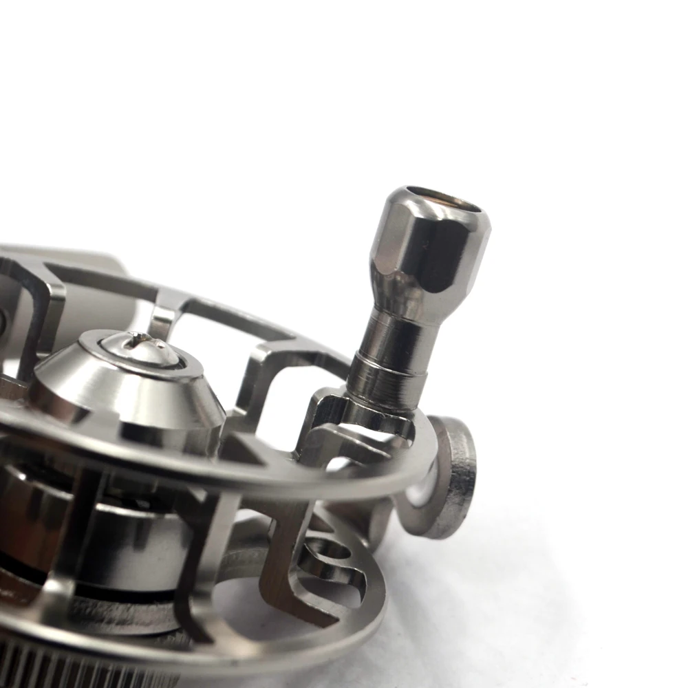 MNFT Carrete Pesca Hielo Aluminio Ultraligero Mosca Invierno - imagen 5