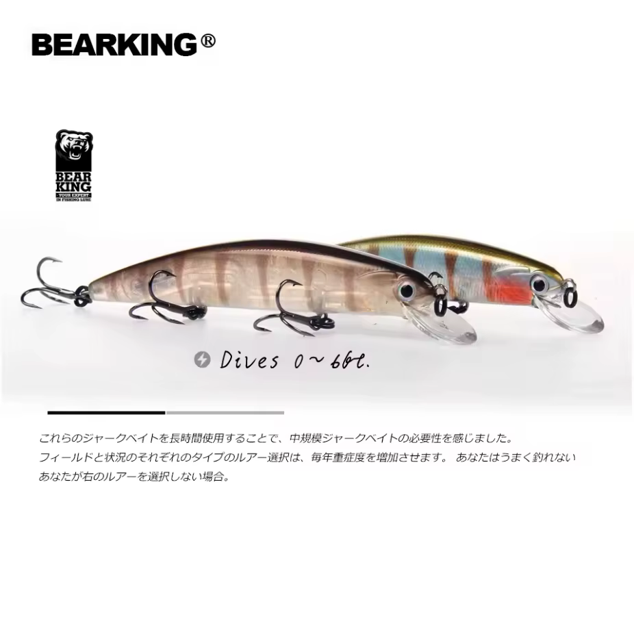 Wobbler Bearking 11cm 17g – Profundidad 1,5m - imagen 3