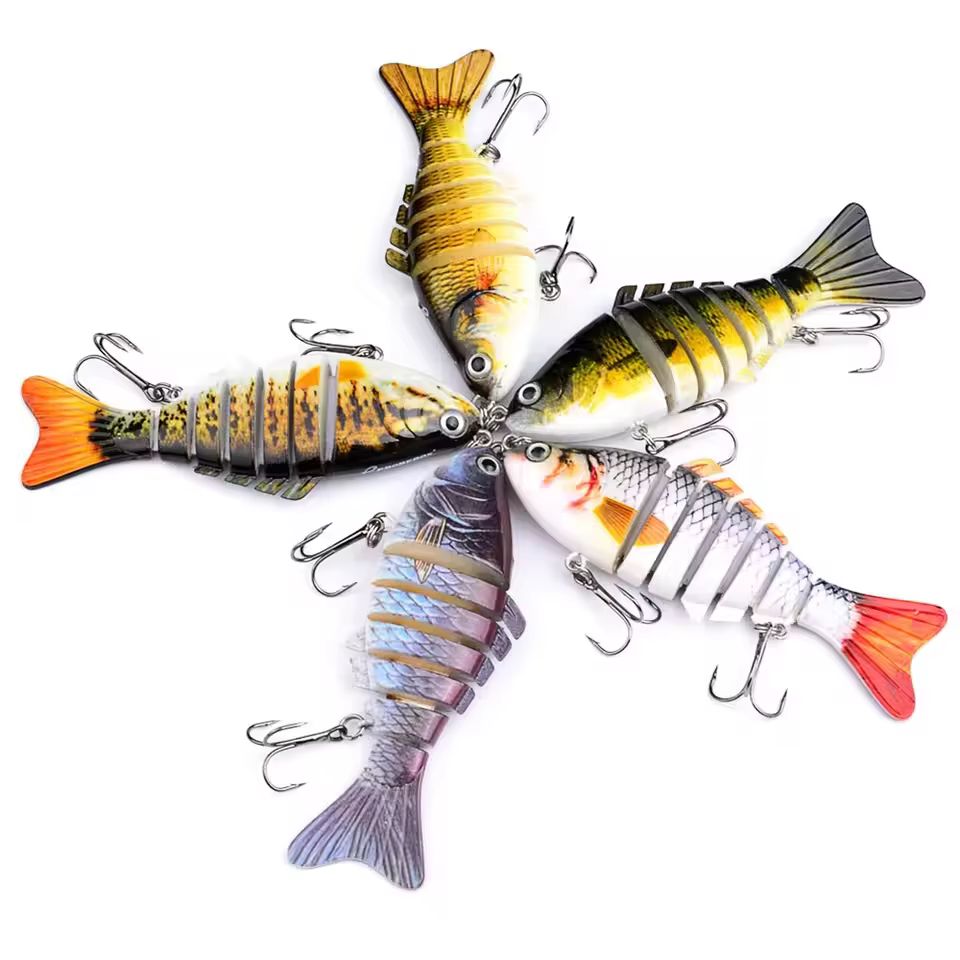 Swimbait multiarticulado para lubina – Hundimiento lento - imagen 3