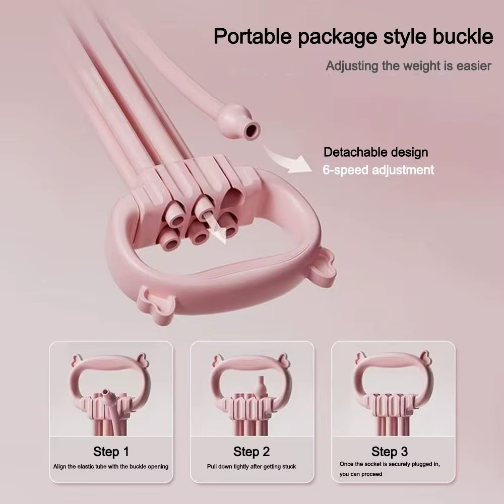 8 Bandas de Resistencia Yoga – Silicona Suave 35 LB - imagen 2