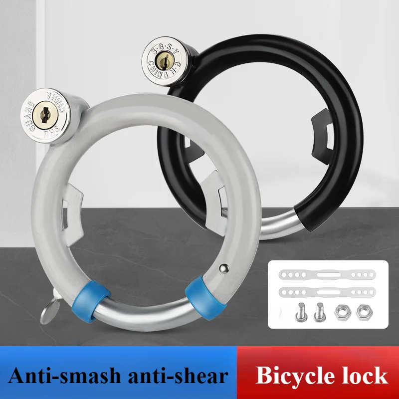 Candado antirrobo circular para bicicleta de montaña resistente - imagen 5