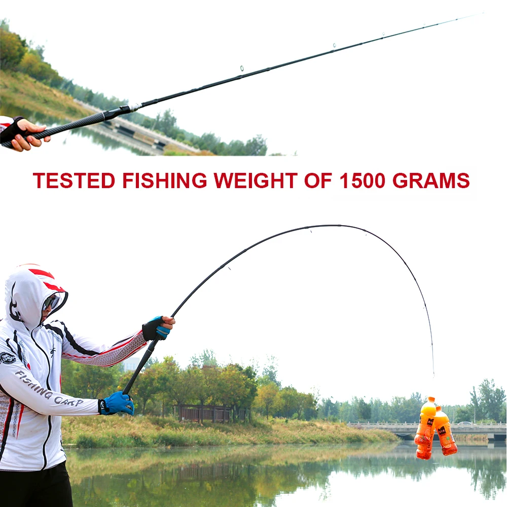 Combo pesca spinning y casting fibra de carbono caña y carrete - imagen 4