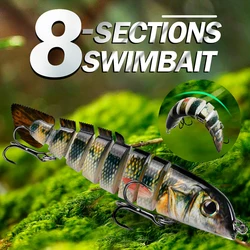Señuelo swimbait hundimiento lento WALK FISH – Anzuelo triple