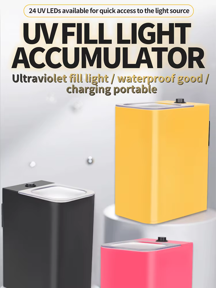 Señuelo luminoso LED para calamar UV rosa y amarillo - imagen 2