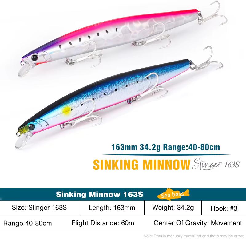 Señuelo Tsurinoya STINGER 163mm – Artificial durela - imagen 2