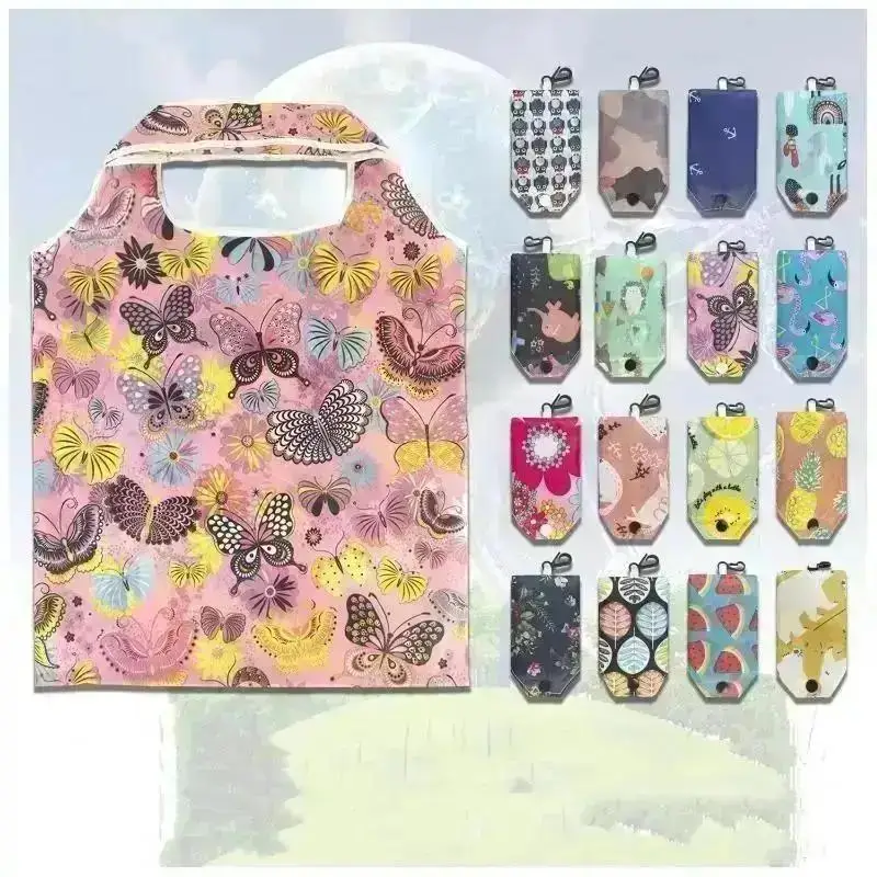 Bolsa plegable de poliéster para pesca, reutilizable y portátil - imagen 4