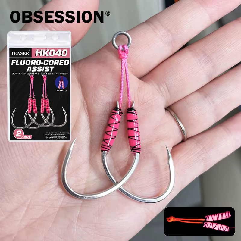Anzuelos Dobles Obsession HK040 para Slow Jigging - imagen 3