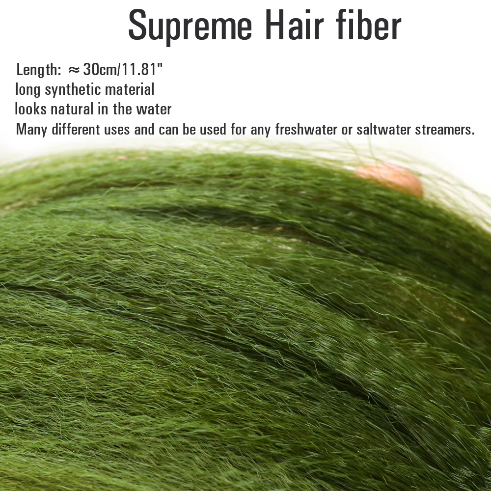 Flashabou ICERIO14 para Streamers y Clouser – Fibra sintética