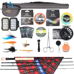Maximumcatch equipo pesca con mosca marino – caña y carrete CNC