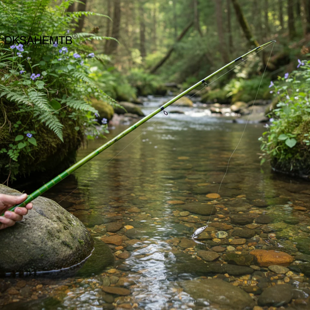Cañas fibra vidrio ultra resistentes para pesca en arroyos - imagen 5