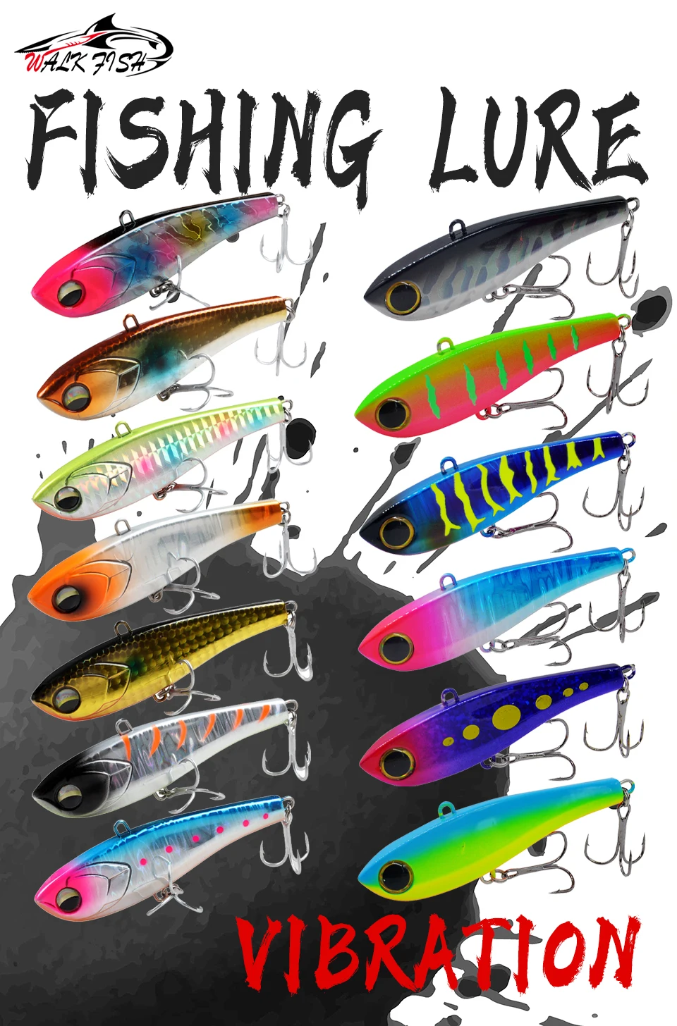 Señuelo VIB WALK FISH vista general