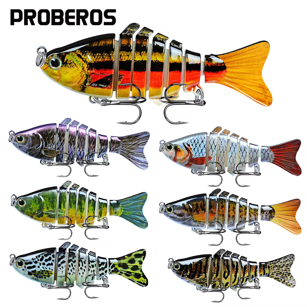 Señuelo Multiarticulado Proberos - Hundimiento Lento Agua Dulce/Salada - imagen 4