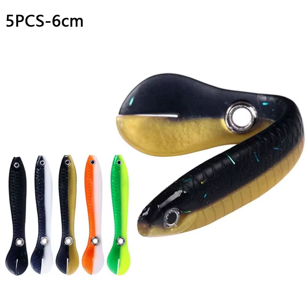 Señuelo de Silicona Biónico Loach con Rattler – Para Lubina y Pesca Marítima - imagen 5