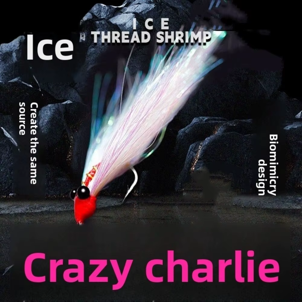 Señuelos de Pesca con Mosca Blanco Hielo – Acción Realista para Trucha - imagen 4