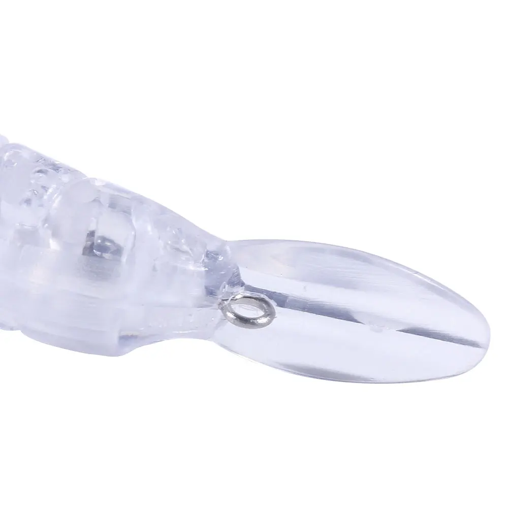Señuelo Wobbler minnow transparente sin pintar gusano de arroz - imagen 2