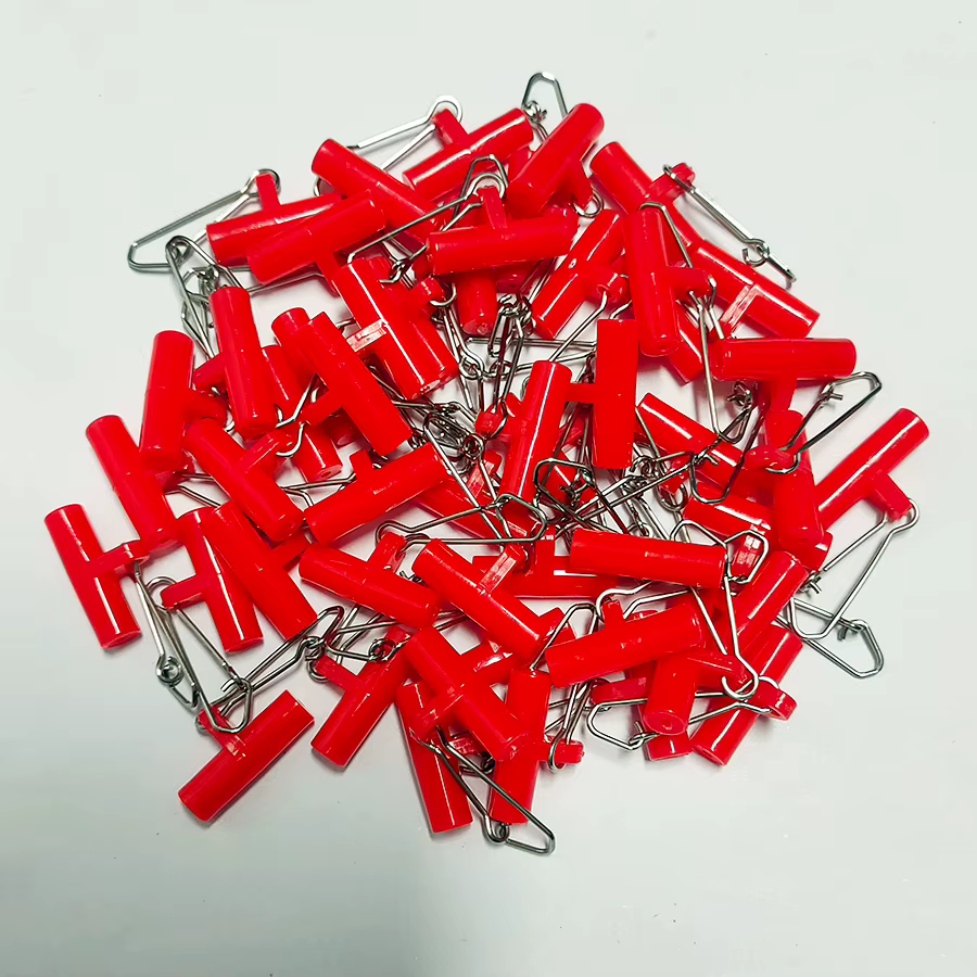 Anzuelo giratorio rojo resistente – Conector para mar - imagen 4