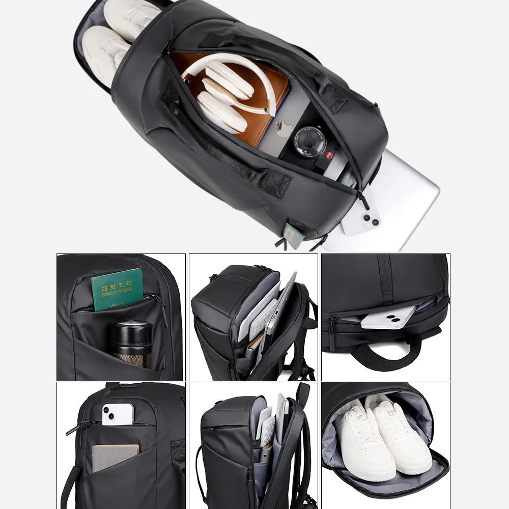 Mochila de senderismo con bolsillo para zapatos y para portátil - imagen 4