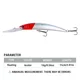 Crankbait minnow de buceo profundo para lubina y lucio