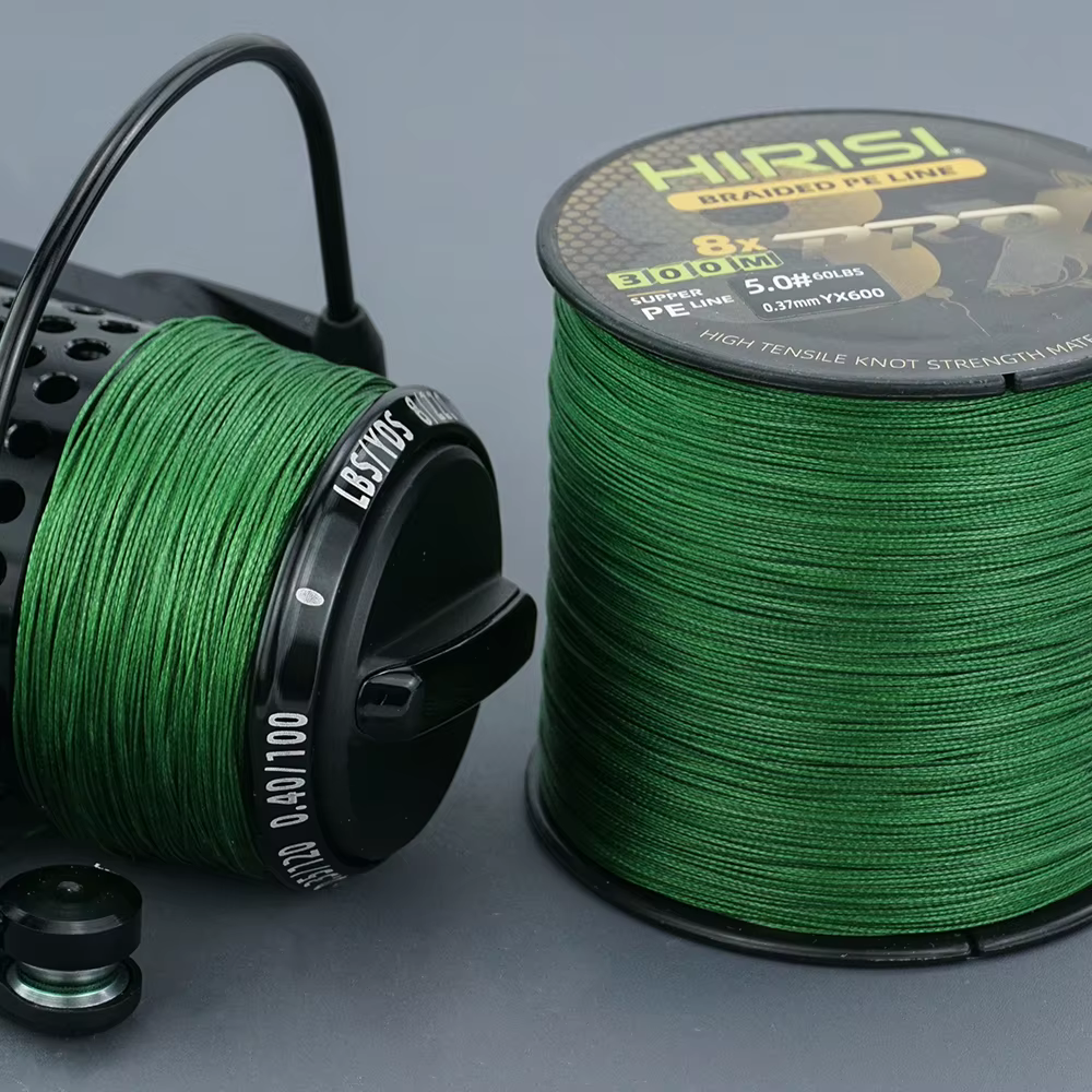 Hirisi Sedal Trenzado 8 Hebras 300m 18-60LB – Línea de Pesca Suave - imagen 2