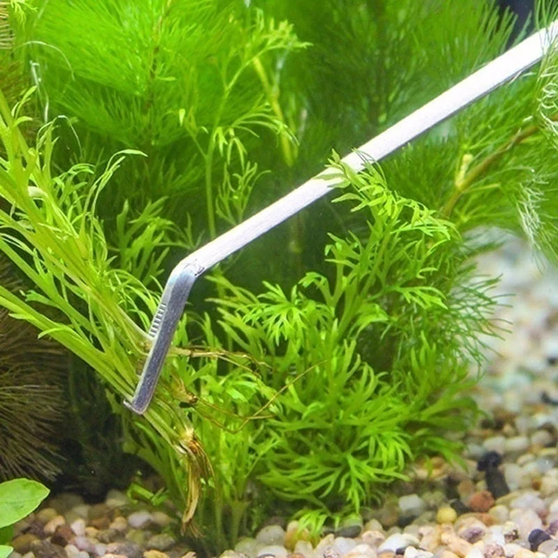 Pinzas para acuario con tijeras, limpiavidrios y nivelador de grava - imagen 4