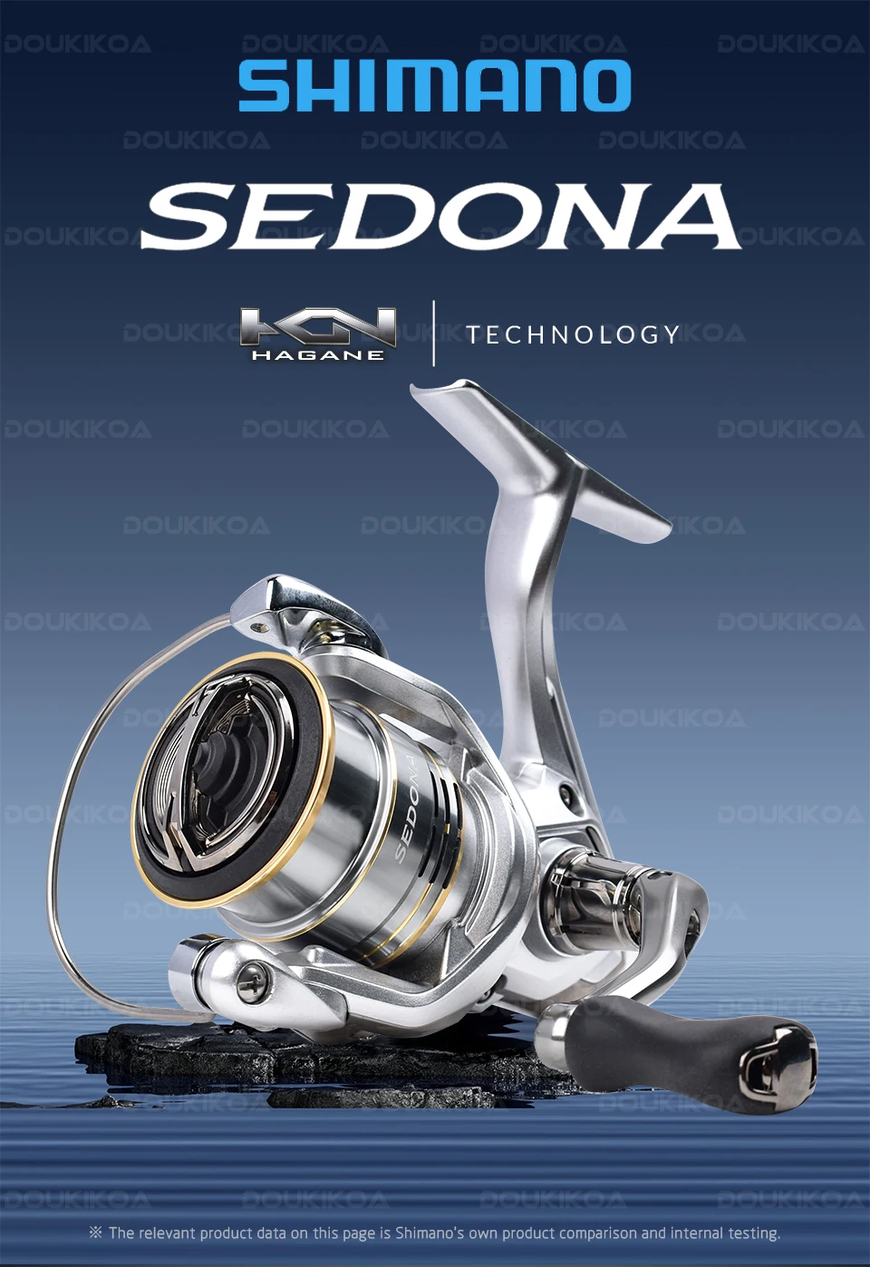 Carrete SHIMANO SEDONA en acción