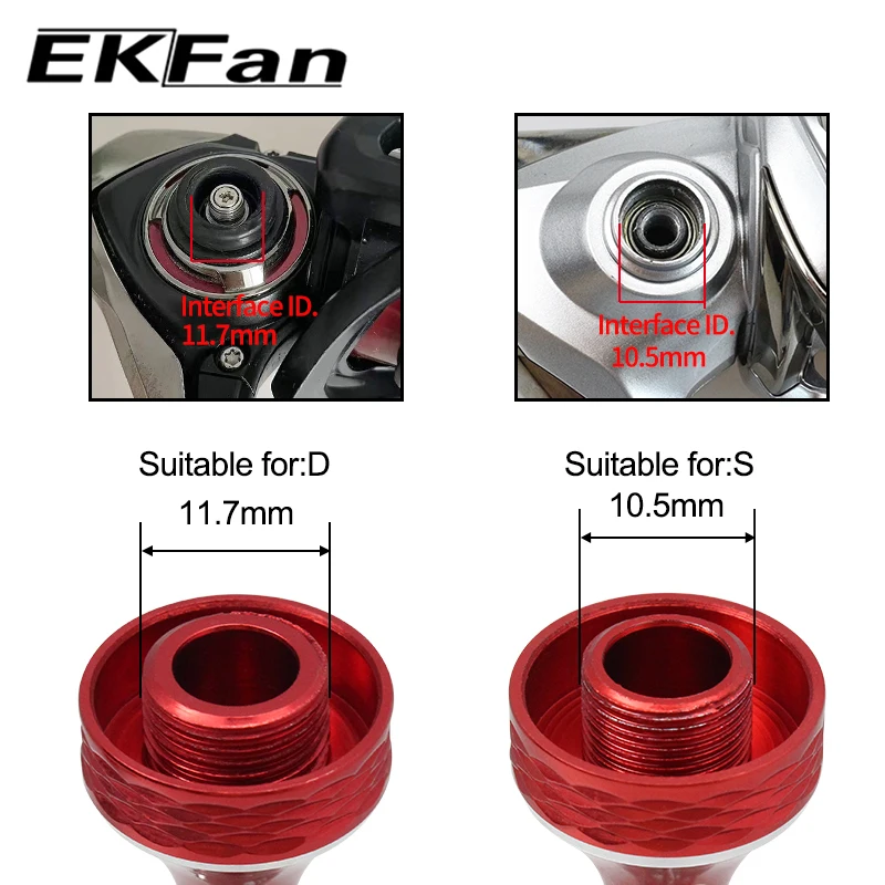 Soporte de aluminio EKfan con interfaz roscada