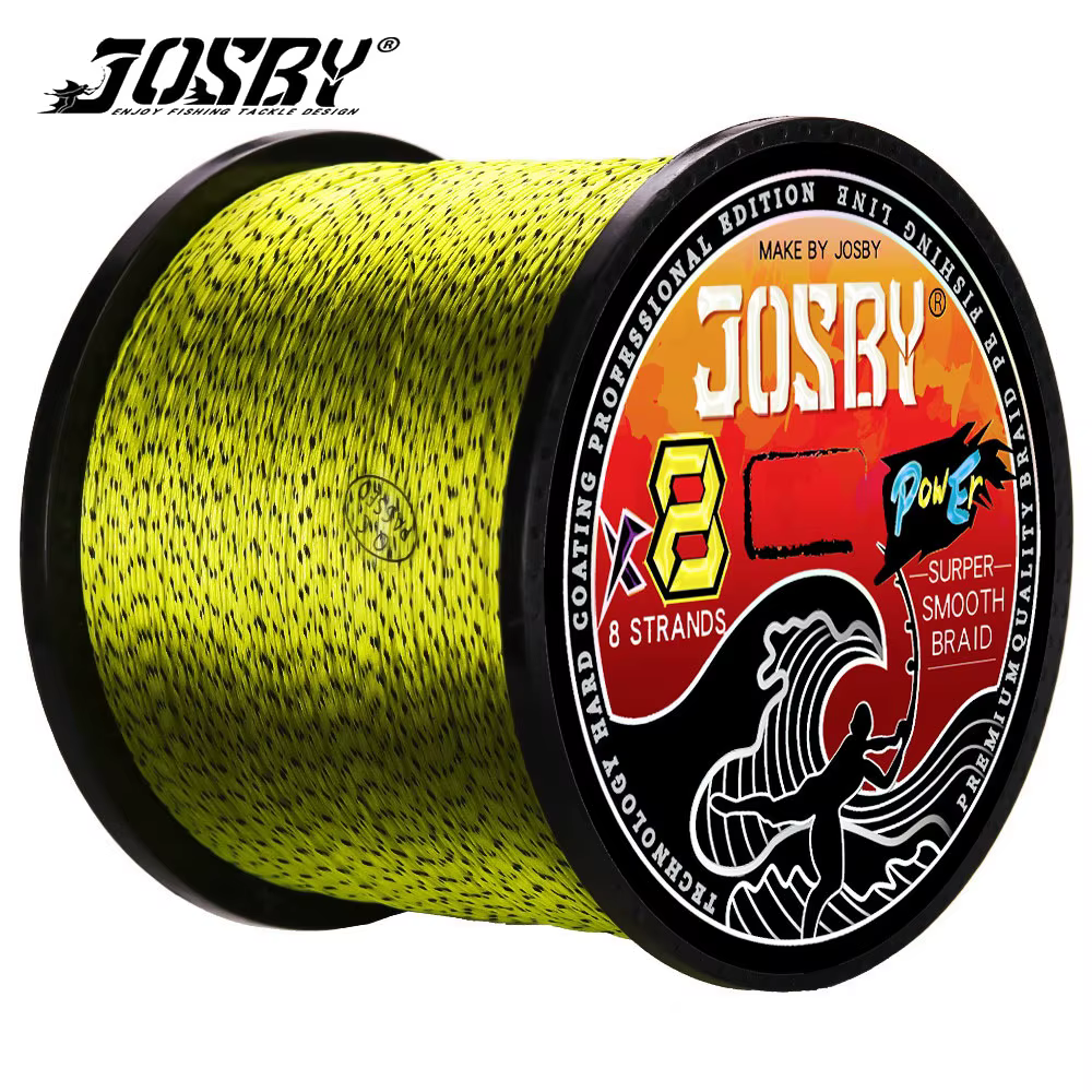 Hilo trenzado multifilamento JOSBY 8X PE – Agua salada y dulce