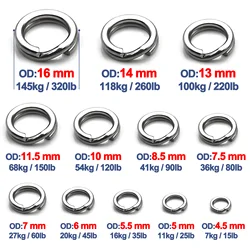 Anillos divididos acero inoxidable para agua salada