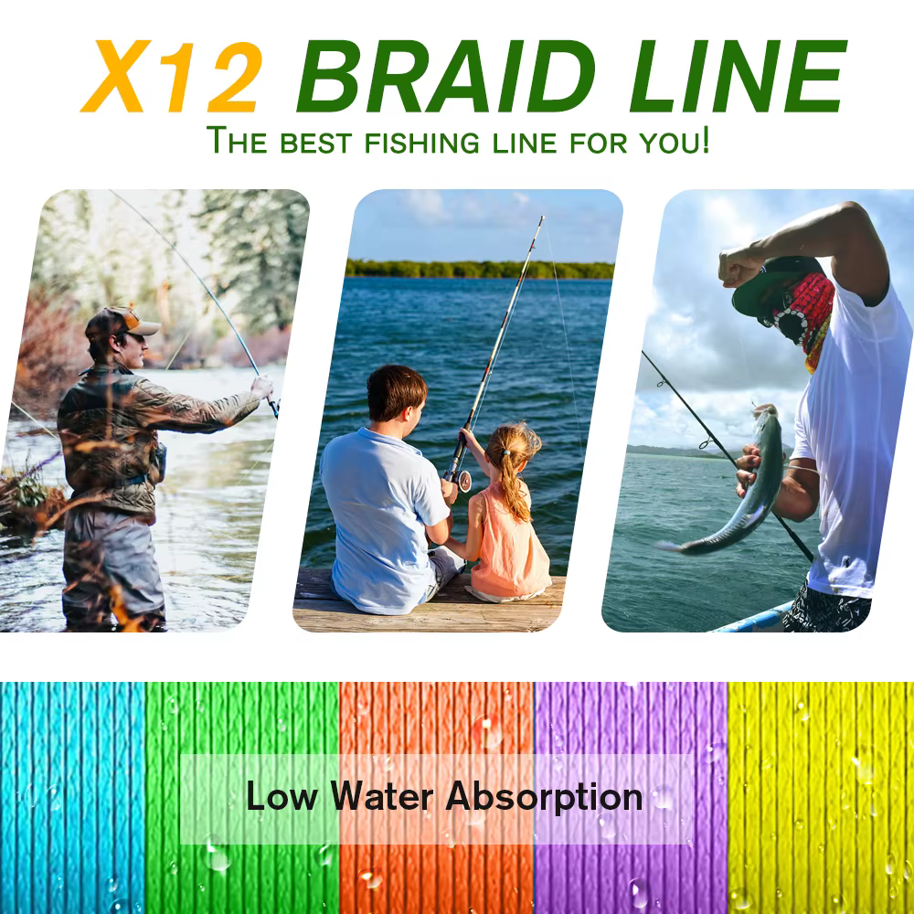 Xbraid X12 – Sedal trenzado multifilamento Original de Japón - imagen 4