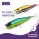 Señuelo popper Topwater Chinook flotante para lubina, lucio y perca