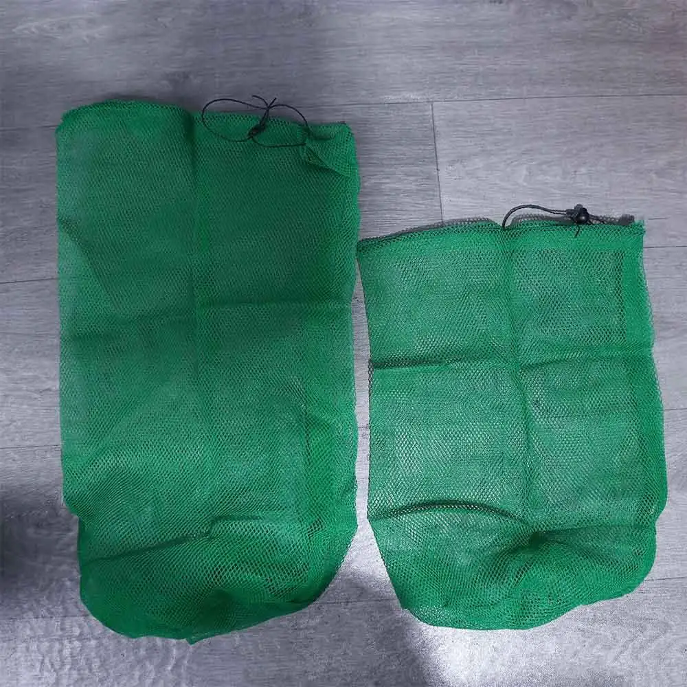 Red de pesca plegable portátil verde con bolsa de malla - imagen 3