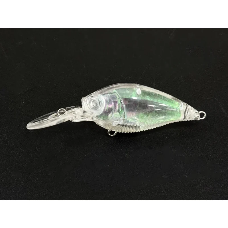 Crankbait de buceo profundo flotante sin pintar, señuelo blanco - imagen 3