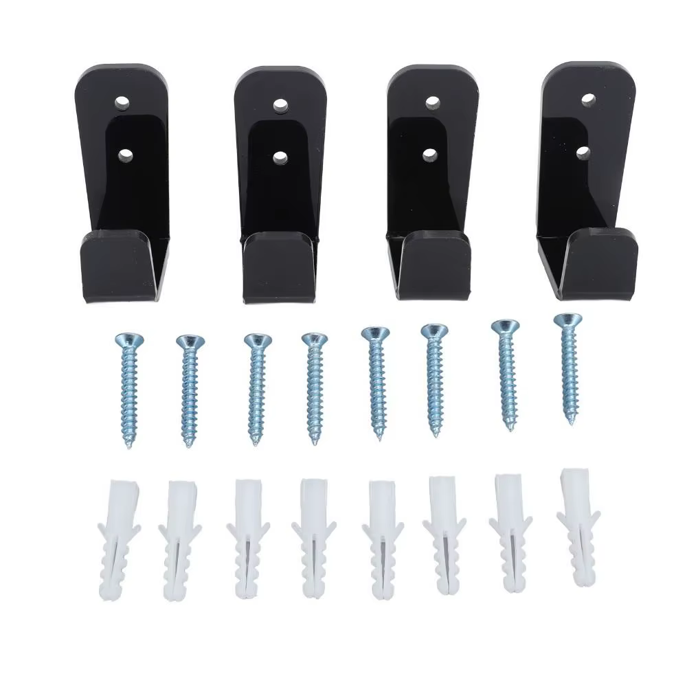 Soporte de pared para sticks de hockey en acrílico negro - imagen 2