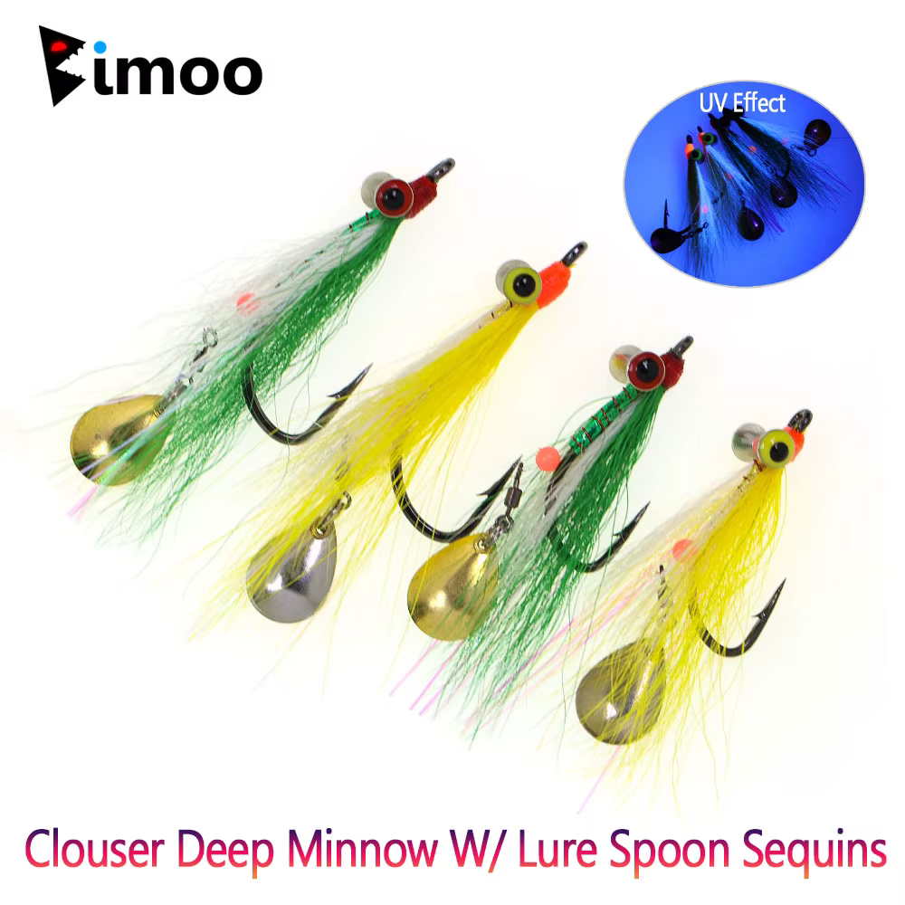 Clouser Minnow Bucktail – Streamer profundo para lucio y lubina