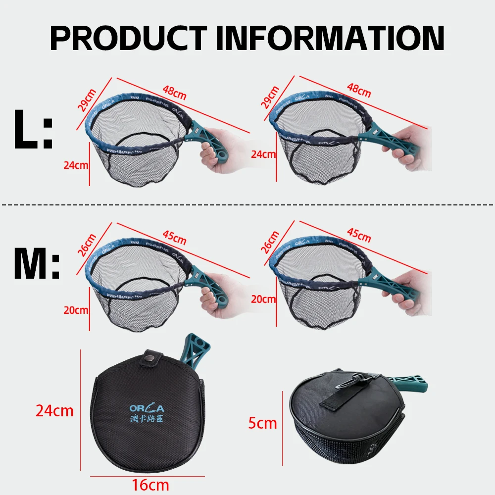Red plegable FISHINGFANS ORCA en uso