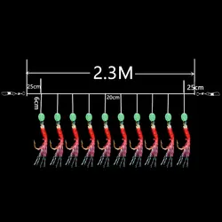 Sabiki luminosos para pesca - Anzuelo artificial