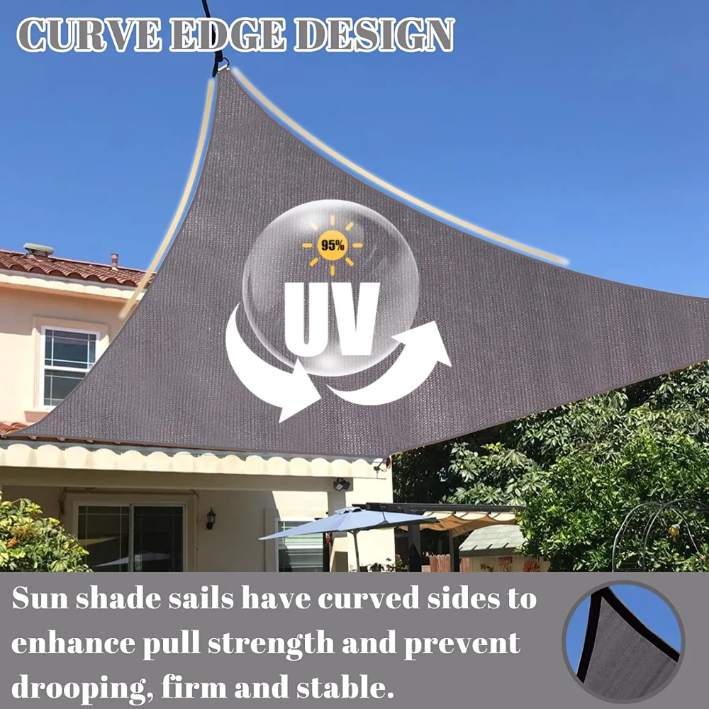 Toldo Parasol Impermeable UV – Rectangular para Jardín y Terraza - imagen 3