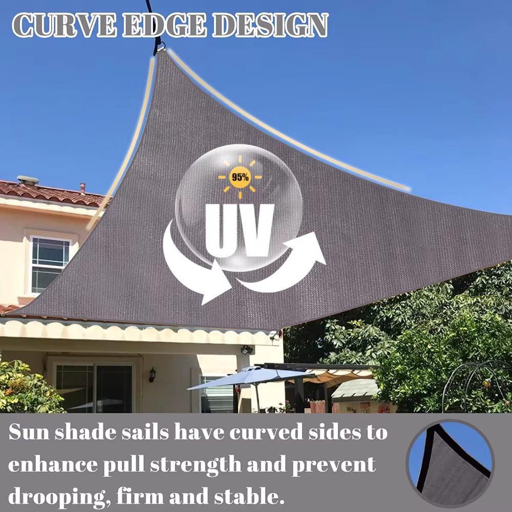 Toldo Parasol Impermeable UV – Rectangular para Jardín y Terraza - imagen 3