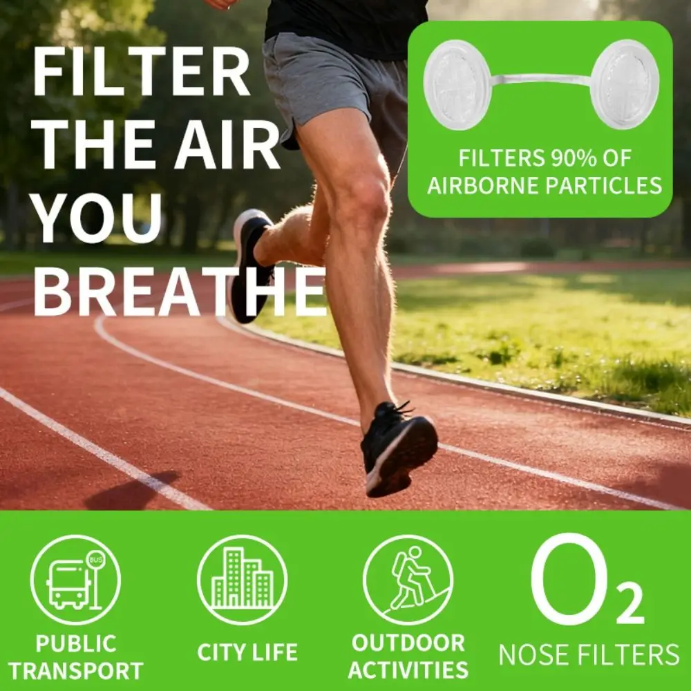 Filtros nasales desechables invisibles para alergias, multitamaño - imagen 5