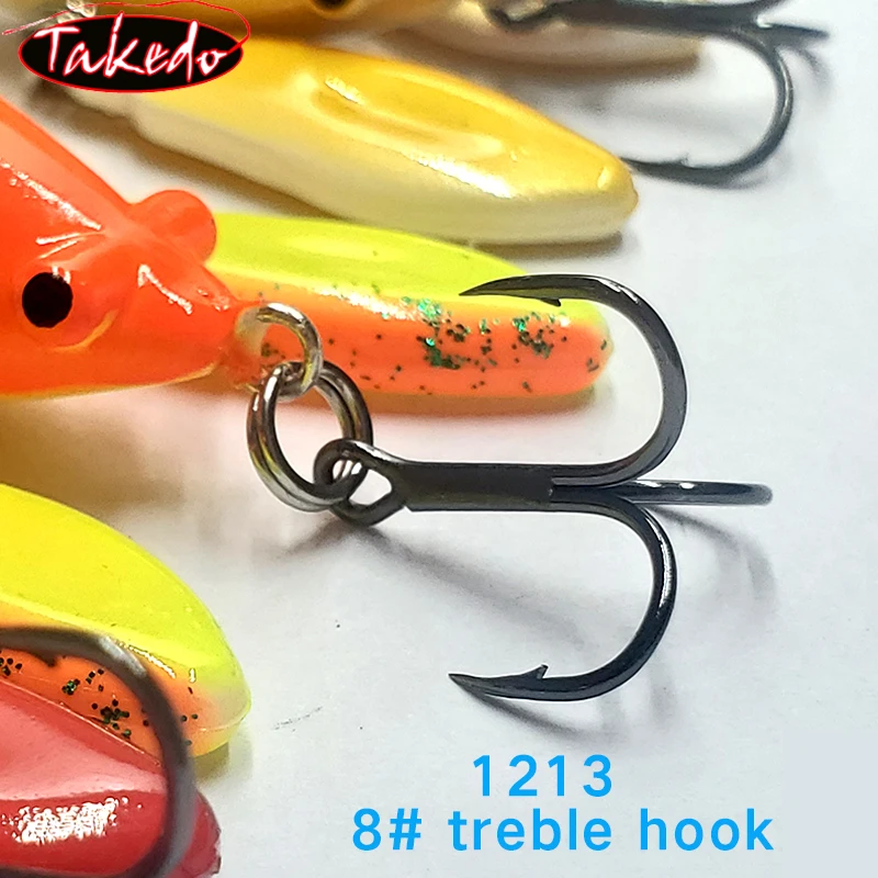 Takedo RL08 Lobster Run - Swimbait de camarón con anzuelo triple - imagen 3