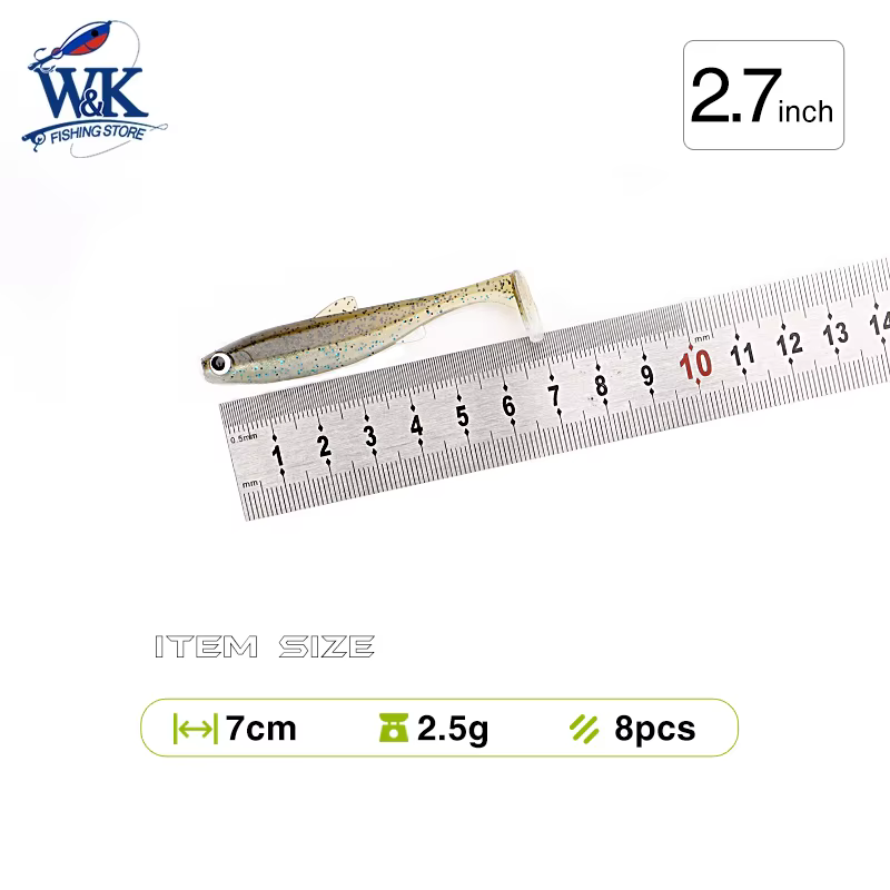 Swimbait cola de paleta lubina zander – Señuelo Texas Rig vinilo - imagen 5