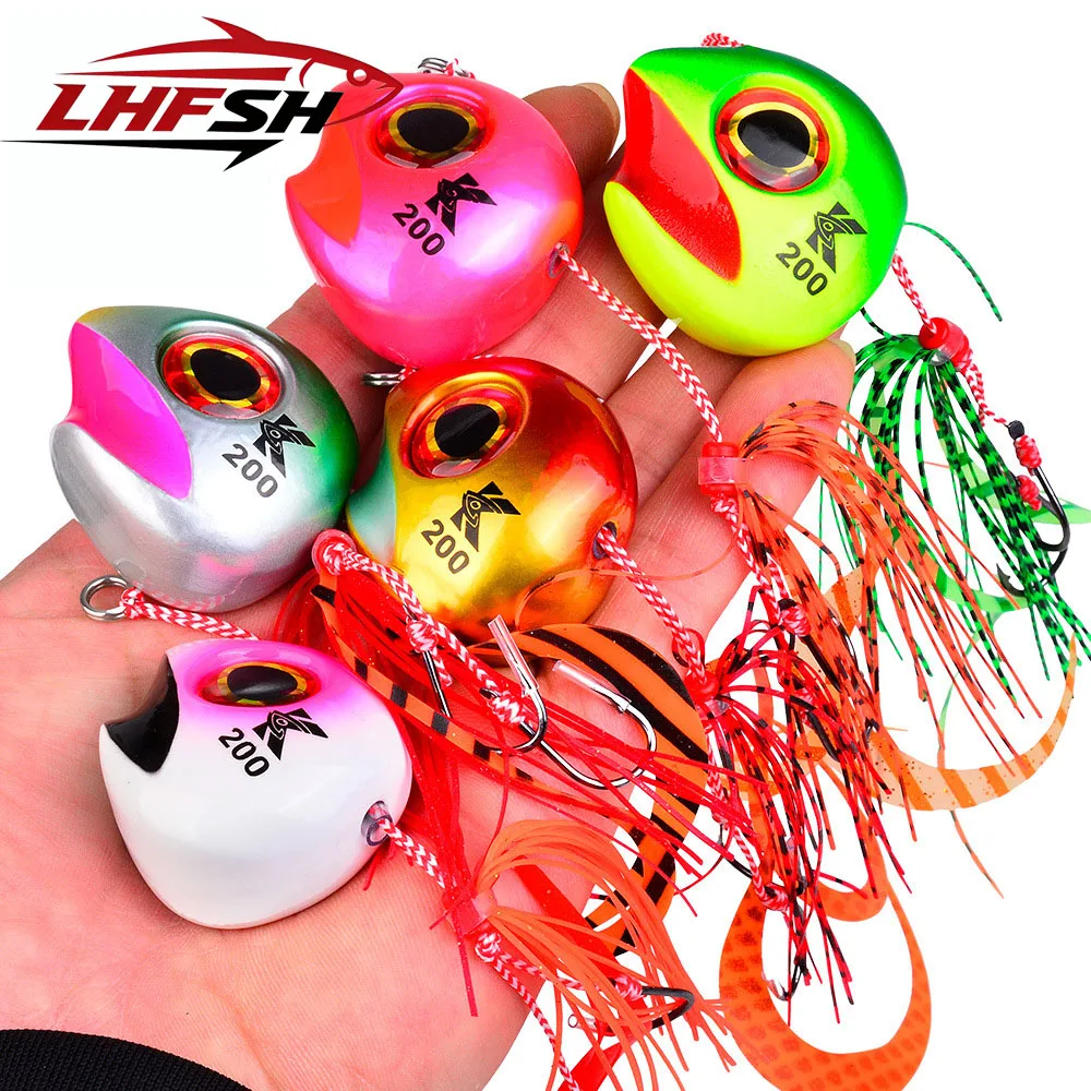 LHFSH Señuelo Jig Luminoso Pulpo doble anzuelo para calamar - imagen 4