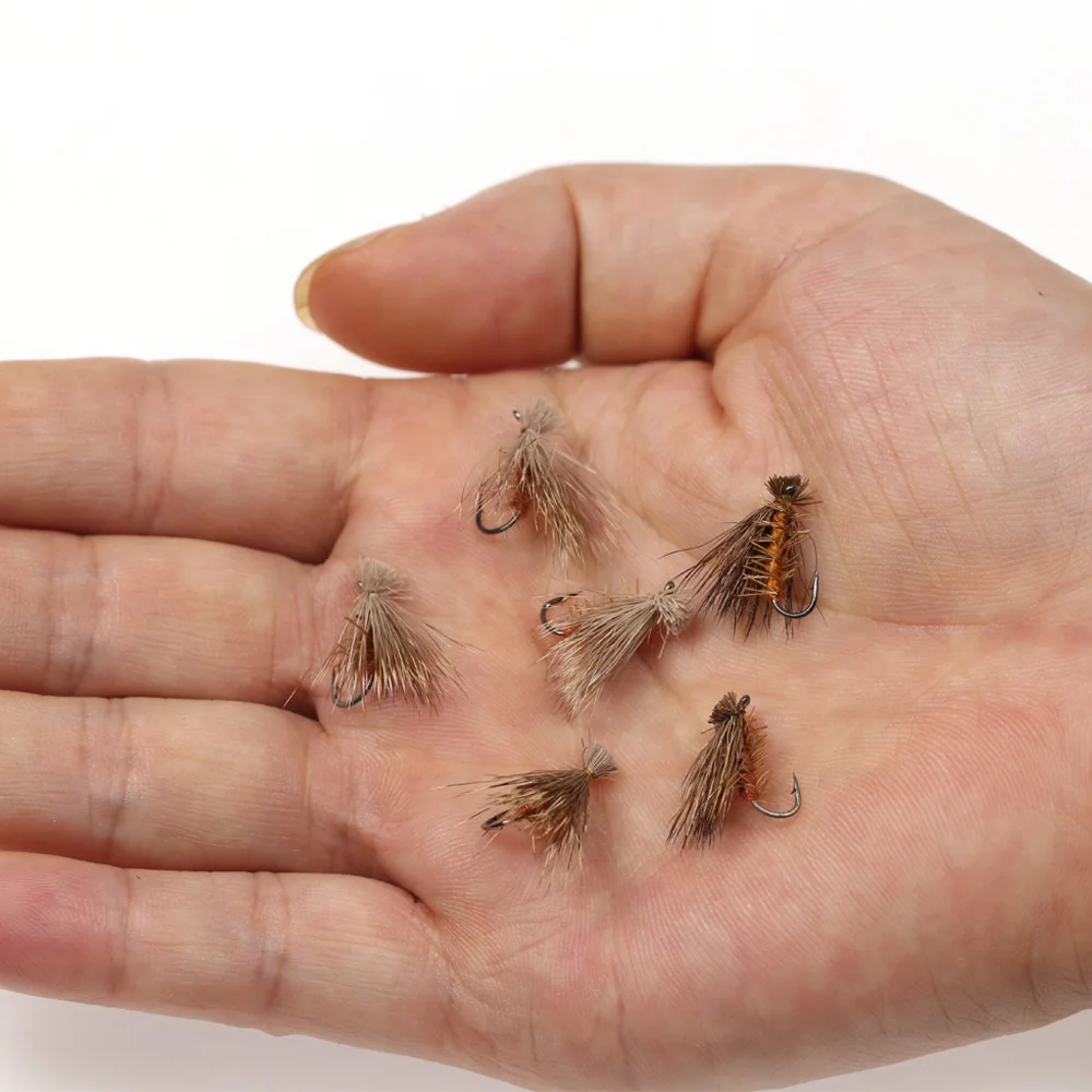 Mosca seca Caddis Vtwins de pelo de alce artificial – Cebo flotante - imagen 4