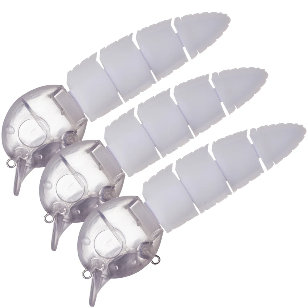 Swimbait en blanco sin pintar para personalizar