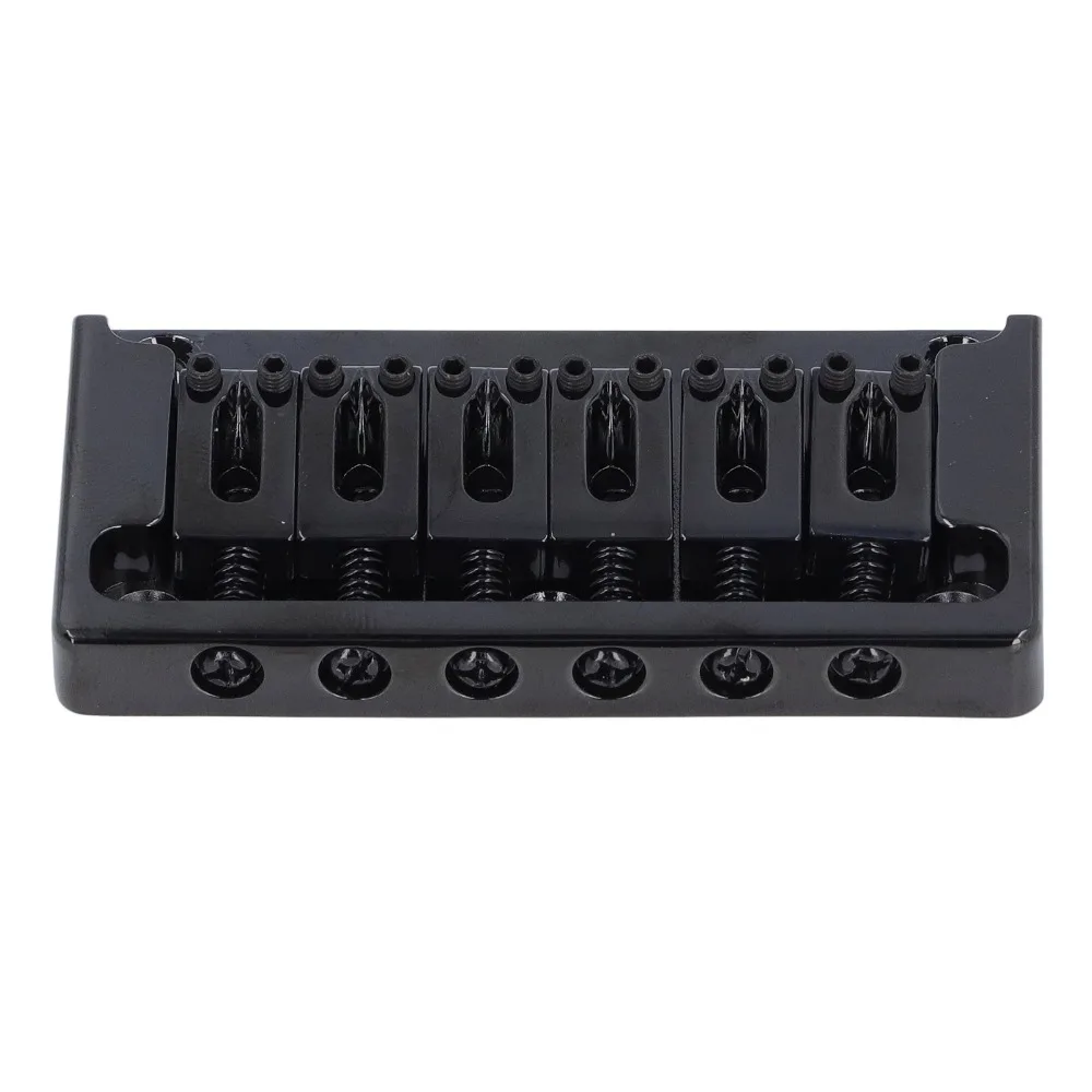 Puente hardtail para guitarra eléctrica de aleación de zinc negro - imagen 4