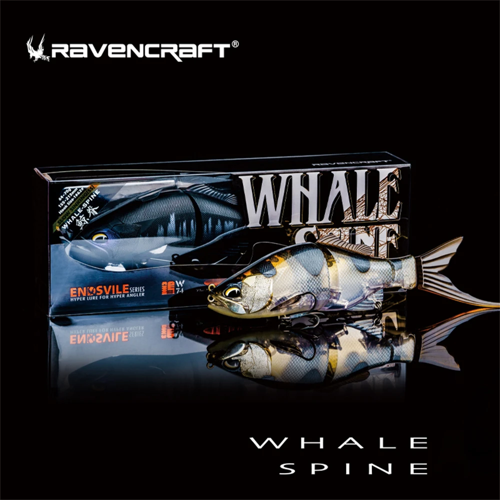 Señuelo lubina Ravencraft Whale hundimiento lento vibración profunda - imagen 3