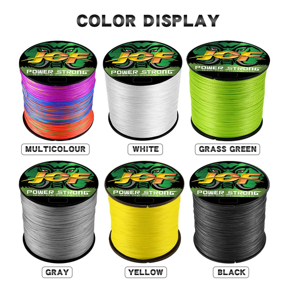 JOF Trenzado 4 Hebras – Multifilamento resistente para spinning - imagen 4