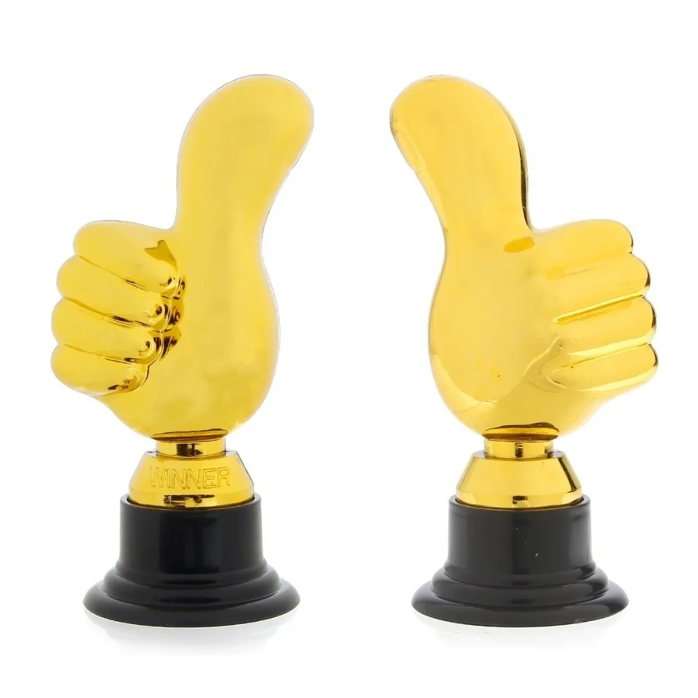 Trofeo en una presentación de premios